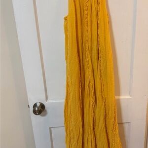 Free People Yellow Maxi Dress